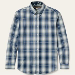 Stetson CRYSTAL PLAID BUTTON DOWN White, Blue and Tan long sleeve 2xL Men
